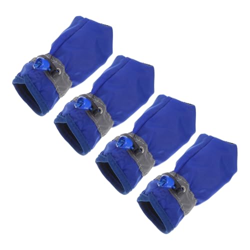 HIAKDOFT 4 Teiliges Wasserdichtes Hundeschuhe XL rutschfeste Pfotenschutzstiefel für Kleine bis Mittlere Hunde Allwetterfeste Hundestiefel in Blau für Outdoor und Spaziergänge HIAKDOFT 4 Teiliges Wasserdichtes Hundeschuhe XL rutschfeste Pfotenschutzstiefel für Kleine bis Mittlere Hunde Allwetterfeste Hundestiefel in Blau für Outdoor und Spaziergänge von HIAKDOFT