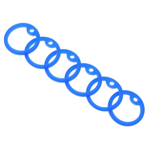 HIAKDOFT 6 Stück Teiliges Hundemarken Geräuschreduzierende Schützende Hundetag Hüllen für Halsband Weiche Langlebige Id Tag Schutzringe Geräuschdämpfend Komfortabel für Haustiere HIAKDOFT 6 Stück Teiliges Hundemarken Geräuschreduzierende Schützende Hundetag Hüllen für Halsband Weiche Langlebige Id Tag Schutzringe Geräuschdämpfend Komfortabel für Haustiere von HIAKDOFT