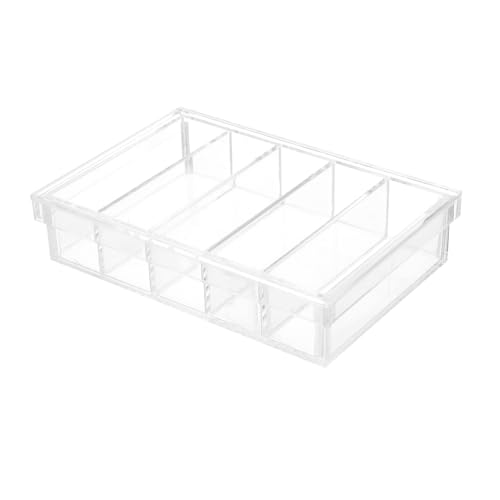 HIAKDOFT Acryl Fischbrutkasten mit Deckel Transparente Aufzuchtbox für Fisch und Pilzzucht Labor Inkubationsbox Fächer Feuchtigkeitsregulierend Klare Beobachtung Vielseitig Einsetzbar von HIAKDOFT
