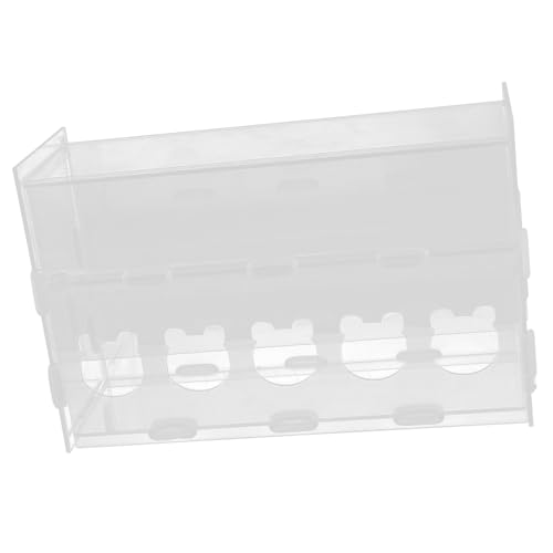 HIAKDOFT Automatischer Futterspender für Rutin Hühner und Vögel Klarer Acryl Futterhalter mit Fächern Verschüttsicherer Abfallreduzierender Futtertrog für Geflügel und Papageien HIAKDOFT Automatischer Futterspender für Rutin Hühner und Vögel Klarer Acryl Futterhalter mit Fächern Verschüttsicherer Abfallreduzierender Futtertrog für Geflügel und Papageien von HIAKDOFT