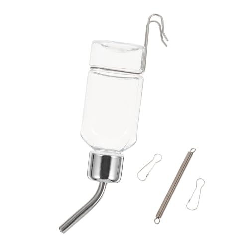 HIAKDOFT Automatischer Hängender Wasserspender für Haustiere Auslaufsicherer Großer Trinkflasche Geruchloses Material Praktischer Wasserautomat für Hunde und Katzenkäfige für Reisen und HIAKDOFT Automatischer Hängender Wasserspender für Haustiere Auslaufsicherer Großer Trinkflasche Geruchloses Material Praktischer Wasserautomat für Hunde und Katzenkäfige für Reisen und von HIAKDOFT