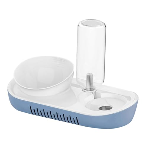 HIAKDOFT Automatischer Katzen Hundenapf mit Erhöhter Futterschale und Auslaufsicherer Wasserflasche Ergonomisch Gestaltet für Komfortables Fressen Leicht zu Reinigen Geeignet für Kleine HIAKDOFT Automatischer Katzen Hundenapf mit Erhöhter Futterschale und Auslaufsicherer Wasserflasche Ergonomisch Gestaltet für Komfortables Fressen Leicht zu Reinigen Geeignet für Kleine von HIAKDOFT