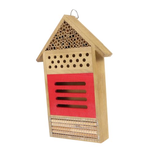 HIAKDOFT Bienenhaus Handgemachter Insektenkasten für Einheimische Bienen Robustes und Umweltfreundliches Bienenhotel zur Gartenproduktivität HIAKDOFT Bienenhaus Handgemachter Insektenkasten für Einheimische Bienen Robustes und Umweltfreundliches Bienenhotel zur Gartenproduktivität von HIAKDOFT