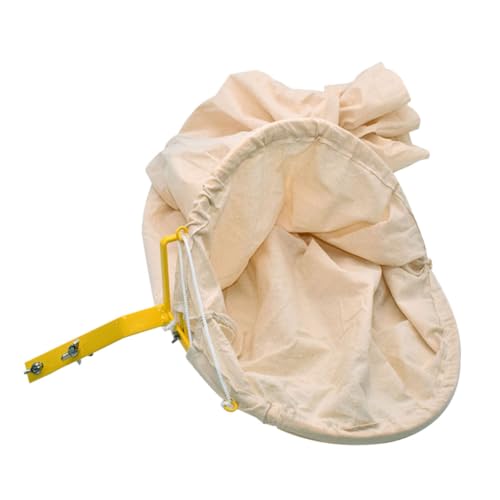 HIAKDOFT Canvas Bienenzucht Tasche Leichtes Wiederverwendbares Bienenfangnetz für Imker ohne Stange für Outdoor Nutzung mit Stabilem Eisenring Farbe Zufällig Zufällige Zufällige Farbe von HIAKDOFT