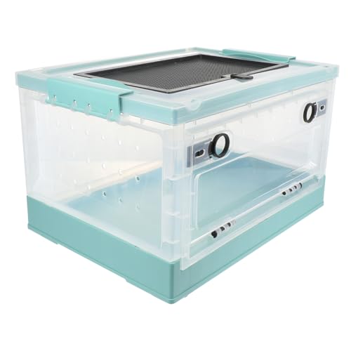 HIAKDOFT Faltbarer Kleintierkäfig mit Isolierung Hamsterhaus und Igelterrarium Sichere Kunststoffbox für Kleine Haustiere Wie Hamster und Mäuse mit Getrennt Öffnendem Deckel Atmungsaktiv HIAKDOFT Faltbarer Kleintierkäfig mit Isolierung Hamsterhaus und Igelterrarium Sichere Kunststoffbox für Kleine Haustiere Wie Hamster und Mäuse mit Getrennt Öffnendem Deckel Atmungsaktiv von HIAKDOFT