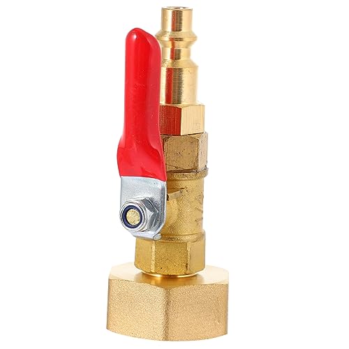 HIAKDOFT Frostschutzgelenk Stutzenadapter Für Außenschlauch Winterfest Machen Gartenschlauch Schneller Verbindung Frostschutzmittel Koppler Schlauch-schnellkupplung Stecker Werkzeug Messing von HIAKDOFT
