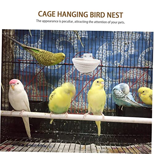 HIAKDOFT Geflochtenes Baumwollseil Vogelnest Hängend Komfortabler Schlafplatz für Kleine Vögel Atmungsaktiv Kratzfest Langlebig als Nistplatz und Schlafbett für Haustiere und Gartenvögel HIAKDOFT Geflochtenes Baumwollseil Vogelnest Hängend Komfortabler Schlafplatz für Kleine Vögel Atmungsaktiv Kratzfest Langlebig als Nistplatz und Schlafbett für Haustiere und Gartenvögel von HIAKDOFT