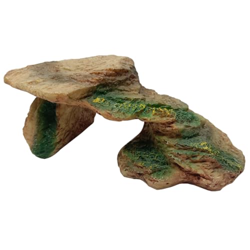 HIAKDOFT Große Resin Schildkröten Sonnenplattform Terrarium Kletterfelsen Versteck für Wasserschildkröten Bartagamen und Reptilien Geeignet HIAKDOFT Große Resin Schildkröten Sonnenplattform Terrarium Kletterfelsen Versteck für Wasserschildkröten Bartagamen und Reptilien Geeignet von HIAKDOFT