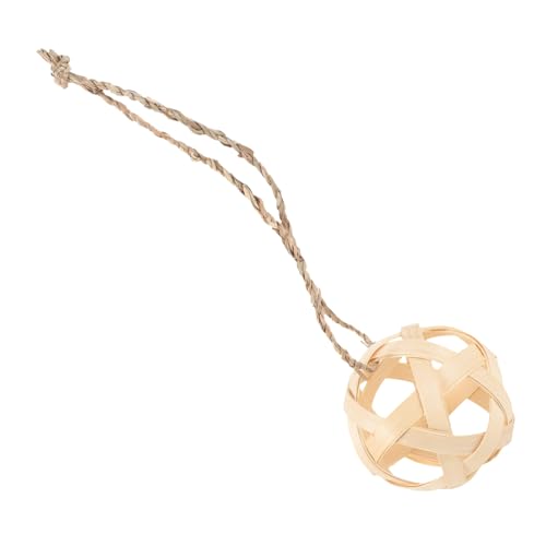 HIAKDOFT Hängender Futterspender aus Holz Futterball für Kaninchen und Hamster Langlebiger Natürlicher Kauspielzeug und Spielball Platzsparend für Käfig und Garten Geeignet HIAKDOFT Hängender Futterspender aus Holz Futterball für Kaninchen und Hamster Langlebiger Natürlicher Kauspielzeug und Spielball Platzsparend für Käfig und Garten Geeignet von HIAKDOFT
