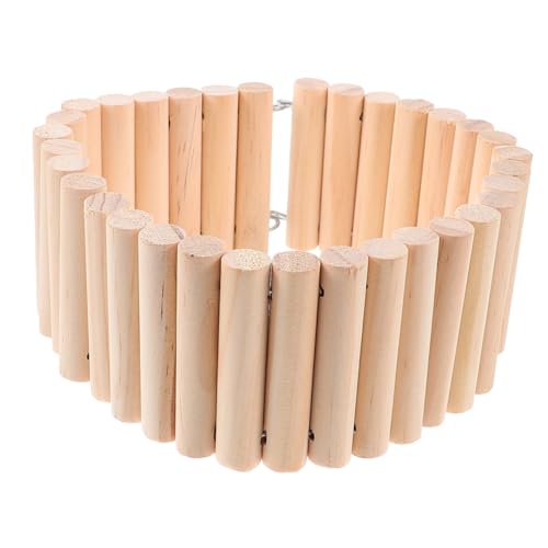 HIAKDOFT Hamster Holzleiter Flexibel Kleintier Kletterbrücke für Chinchilla und Nagetier Sicher Natürlich Kleine Haustiere Leiter HIAKDOFT Hamster Holzleiter Flexibel Kleintier Kletterbrücke für Chinchilla und Nagetier Sicher Natürlich Kleine Haustiere Leiter von HIAKDOFT