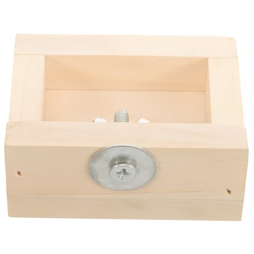 HIAKDOFT Hamster Holznapf Futterschale für Kleine Haustiere Glatte Oberfläche Sicher und Einfach zu Reinigen Geeignet für Hamster Eichhörnchen Igel mit Befestigungsmöglichkeit Am Käfig HIAKDOFT Hamster Holznapf Futterschale für Kleine Haustiere Glatte Oberfläche Sicher und Einfach zu Reinigen Geeignet für Hamster Eichhörnchen Igel mit Befestigungsmöglichkeit Am Käfig von HIAKDOFT