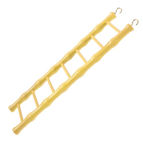 HIAKDOFT Hamster Kletterleiter aus Naturholz Vogelleiter für Wellensittiche Nymphensittiche und Hamster Sicherer Kletterspaß für Papageien und Kleine Nager Käfigzubehör HIAKDOFT Hamster Kletterleiter aus Naturholz Vogelleiter für Wellensittiche Nymphensittiche und Hamster Sicherer Kletterspaß für Papageien und Kleine Nager Käfigzubehör von HIAKDOFT