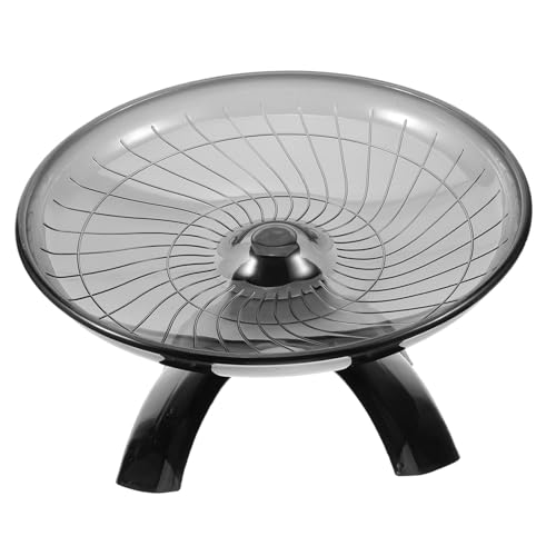 HIAKDOFT Hamster Laufrad Leises Laufrad für Kleintiere Geräuscharm Hamsterlaufrad für Igel Chinchilla Meerschweinchen Geeignet Schwarz HIAKDOFT Hamster Laufrad Leises Laufrad für Kleintiere Geräuscharm Hamsterlaufrad für Igel Chinchilla Meerschweinchen Geeignet Schwarz von HIAKDOFT