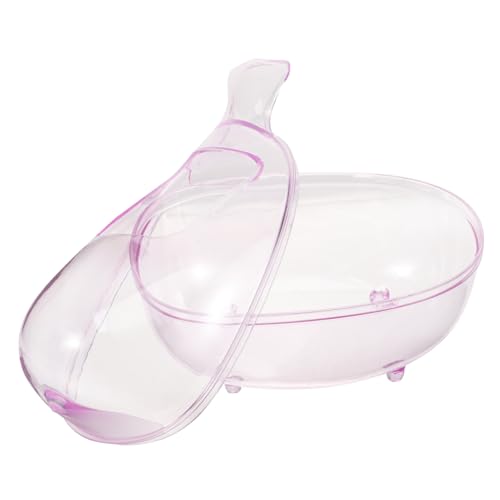 HIAKDOFT Hamster Sandbad mit Tiefen Kanten für Kleine Haustiere Sandbad Container mit Einfachem Design Leicht zu Reinigen Geeignet für Zwerghamster und Kleintiere Praktisches Zubehör für von HIAKDOFT