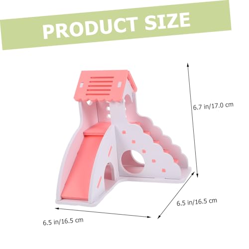 HIAKDOFT Hamster Versteck mit Leiter Buntes Kleintier Spielhaus DIY Hamsterleiter Nest Robust Ausruhen für Hamster Meerschweinchen Kleintiere HIAKDOFT Hamster Versteck mit Leiter Buntes Kleintier Spielhaus DIY Hamsterleiter Nest Robust Ausruhen für Hamster Meerschweinchen Kleintiere von HIAKDOFT