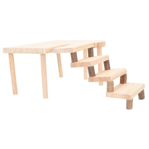 HIAKDOFT Hamster plattform aus Holz mit Haken Spielplatz für Kleintiere Lustiges Kletterspielzeug für Hamster Meerschweinchen und Chinchillas zur Beschäftigung und des Gleichgewichts HIAKDOFT Hamster plattform aus Holz mit Haken Spielplatz für Kleintiere Lustiges Kletterspielzeug für Hamster Meerschweinchen und Chinchillas zur Beschäftigung und des Gleichgewichts von HIAKDOFT