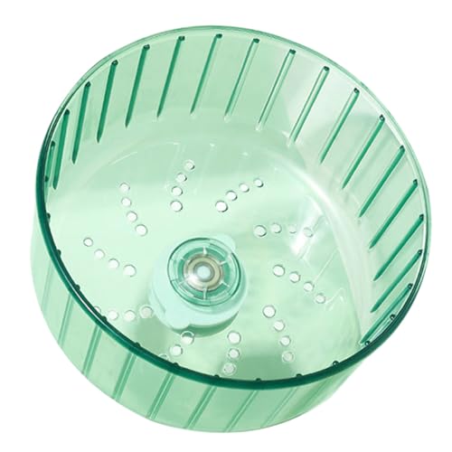 HIAKDOFT Hamsterrad Klein Leise Laufrad für Zwerghamster Igel Chinchilla Geräuscharm Übungsrad Kleintierzubehör frei von Ständer in Retro Grün HIAKDOFT Hamsterrad Klein Leise Laufrad für Zwerghamster Igel Chinchilla Geräuscharm Übungsrad Kleintierzubehör frei von Ständer in Retro Grün von HIAKDOFT