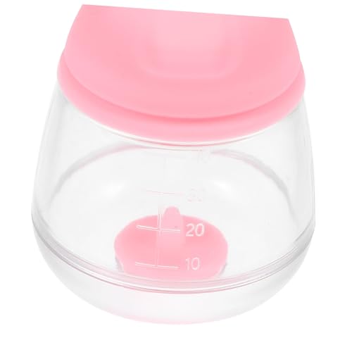 HIAKDOFT Haustier Milchflasche für Welpen und Kätzchen Leichte Fütterungsflasche mit Präziser Milchdosierung Modische Rosa Farbe Geeignet für Junge Tiere und Einfach zu Bedienen von HIAKDOFT