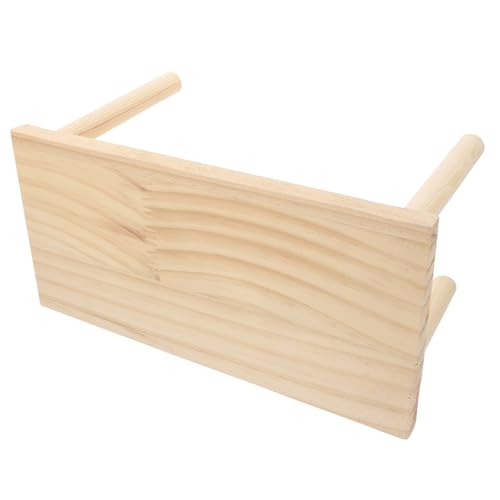 HIAKDOFT Holzplattform für Meerschweinchen und Hamster Multifunktionaler Nager käfig Etagenstand Sichere Holzplattform zum Klettern und Ausruhen für Kleine Haustiere HIAKDOFT Holzplattform für Meerschweinchen und Hamster Multifunktionaler Nager käfig Etagenstand Sichere Holzplattform zum Klettern und Ausruhen für Kleine Haustiere von HIAKDOFT