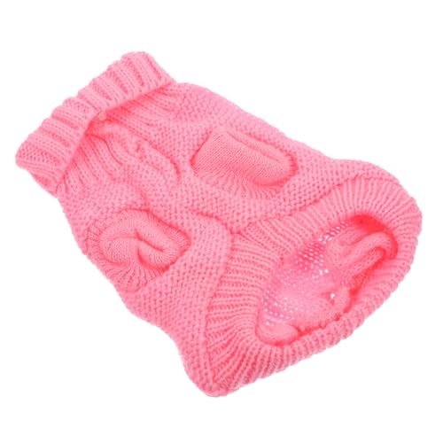 HIAKDOFT Hundepullover für Kleine Hunde Elastischer Turtleneck Pullover mit Atmungsaktivem Strapazierfähigem Material Weicher Warmer Haustier Pullover für Winter Geeignet für Alltag und von HIAKDOFT
