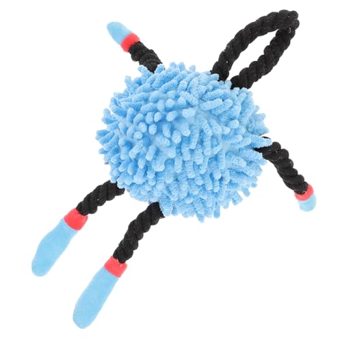 HIAKDOFT Hundespielzeug Squeaky Tug Toy mit Quietscher Plüsch Kauspielzeug für Welpen und Hunde zum Ziehen und Beißen Interaktives Trainingsspielzeug für Große Mittlere und Kleine Hunde von HIAKDOFT