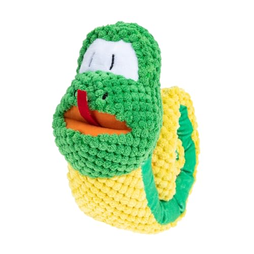 HIAKDOFT Hundespielzeug Welpen Snuffle Snake Toy Langlebiges Interaktives Trainingsspielzeug für Langsames Füttern Geräuschaktiv Bpa frei Fördert Beschäftigung und Zahnpflege bei Hunden von HIAKDOFT