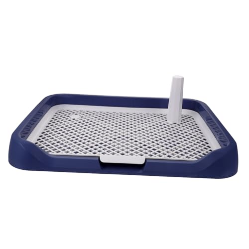 HIAKDOFT Hundetoilette aus Stabilem Kunststoff Großes Fassungsvermögen Spritzwassergeschütztes Design rutschfeste Trainingsunterlage für Welpen und Kleine bis Mittelgroße Hunde Praktische von HIAKDOFT