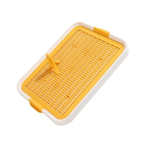 HIAKDOFT Hundetoilette mit Auffangschale Auslaufsicheres Welpen Urinal Leicht zu Reinigen Kompakt und Langlebig für Wohnung Garten und Welpentraining HIAKDOFT Hundetoilette mit Auffangschale Auslaufsicheres Welpen Urinal Leicht zu Reinigen Kompakt und Langlebig für Wohnung Garten und Welpentraining von HIAKDOFT