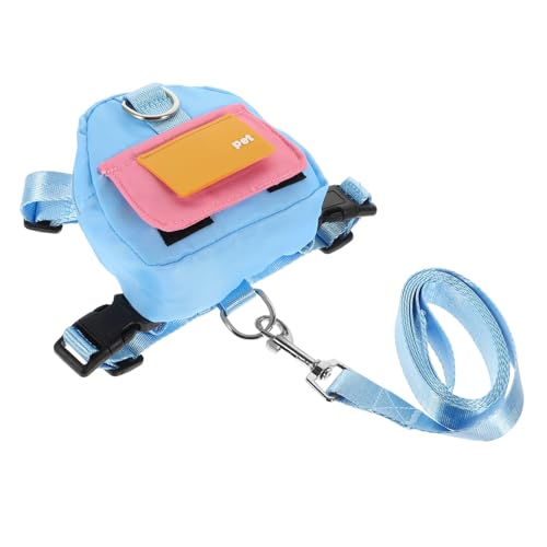 HIAKDOFT Hundetragetasche für Kleine Hunde mit Integriertem Kotbeutelspender Verstellbarem Geschirr und Großem Fassungsvermögen Leichter Outdoor Rucksack für Spaziergänge und Wanderungen von HIAKDOFT