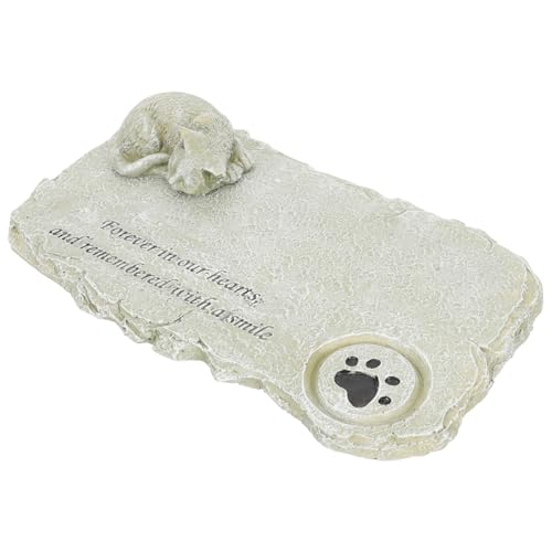 HIAKDOFT Katze Gedenkstein aus Resin Wetterfest Niedliche Grabfigur für Garten und Außenbereich Haustier Memorial zur Liebevollen Erinnerung an Geliebte Katzen Dekorative Grabdekoration HIAKDOFT Katze Gedenkstein aus Resin Wetterfest Niedliche Grabfigur für Garten und Außenbereich Haustier Memorial zur Liebevollen Erinnerung an Geliebte Katzen Dekorative Grabdekoration von HIAKDOFT