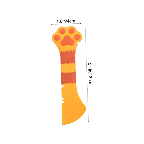 HIAKDOFT Katzenfutterlöffel mit Dosenöffnerfunktion Multifunktionaler Napflöffel für Haustiere Praktische Futterlöffel für Nassfutter Leicht zu Reinigen für Katzenfutterdosen Orange Gelb HIAKDOFT Katzenfutterlöffel mit Dosenöffnerfunktion Multifunktionaler Napflöffel für Haustiere Praktische Futterlöffel für Nassfutter Leicht zu Reinigen für Katzenfutterdosen Orange Gelb von HIAKDOFT