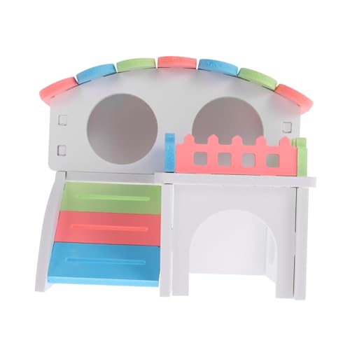 HIAKDOFT Kleines Hamsterhaus aus Langlebigem Material Gemütliches Versteck und Spielplatz für Zwerghamster und Kleintiere Privater Rückzugsort für Besseren Schlaf von HIAKDOFT