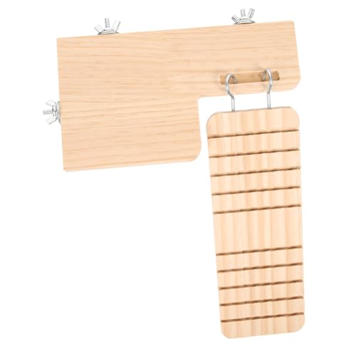 HIAKDOFT Kleintier Holzspielzeug mit Leiter und Hängender Plattform wasserdichte Hamster Kletterleiter Spielstation Bewegung und Koordination für Hamster und Kleine Haustiere Zufälliger HIAKDOFT Kleintier Holzspielzeug mit Leiter und Hängender Plattform wasserdichte Hamster Kletterleiter Spielstation Bewegung und Koordination für Hamster und Kleine Haustiere Zufälliger von HIAKDOFT