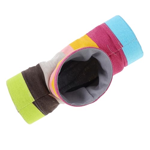 HIAKDOFT Kleintier spieltunnel Bunt Hamster Versteck Höhle Vielseitig als Nest und Rückzugsort Geeignet für Hamster Meerschweinchen Mäuse Haustierspaß HIAKDOFT Kleintier spieltunnel Bunt Hamster Versteck Höhle Vielseitig als Nest und Rückzugsort Geeignet für Hamster Meerschweinchen Mäuse Haustierspaß von HIAKDOFT