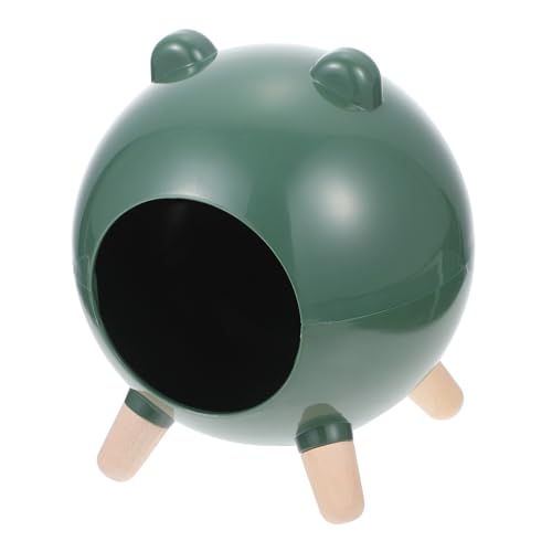 HIAKDOFT Kleintierhaus aus Holz und Abs Niedliches Hamster Chinchilla Nest Robustes Versteck und Schlafplatz für Hamster Meerschweinchen Eichhörnchen Leicht zu Reinigen Komfortabel und HIAKDOFT Kleintierhaus aus Holz und Abs Niedliches Hamster Chinchilla Nest Robustes Versteck und Schlafplatz für Hamster Meerschweinchen Eichhörnchen Leicht zu Reinigen Komfortabel und von HIAKDOFT