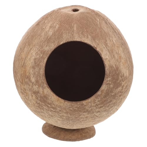 HIAKDOFT Kokosnussschalen Hamsterhaus Kauspielzeug Natürliches Versteck Für Hamster Meerschweinchen Kleintiere Spielhaus Haustier Gehege Zubehör HIAKDOFT Kokosnussschalen Hamsterhaus Kauspielzeug Natürliches Versteck Für Hamster Meerschweinchen Kleintiere Spielhaus Haustier Gehege Zubehör von HIAKDOFT