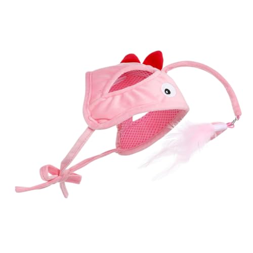 HIAKDOFT Kopfband mit Fischdesign Interaktives Indoor katzenspielzeug zur Aktivierung von Jagdinstinkt für Kätzchen und Katzen Aller Fördert Bewegung und Schützt Möbel von HIAKDOFT