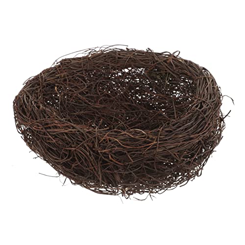 HIAKDOFT Künstliches aus Rattan Handgefertigte Garten Dekoration Fotografie Requisite Rustikales Vogelhaus für Bastelarbeiten für Innen und Außendekoration HIAKDOFT Künstliches aus Rattan Handgefertigte Garten Dekoration Fotografie Requisite Rustikales Vogelhaus für Bastelarbeiten für Innen und Außendekoration von HIAKDOFT