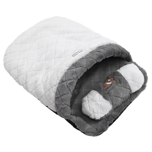 HIAKDOFT Kuscheliger Katzen Schlafsack aus Weichem Halboffene Katzenhöhle Umweltfreundliches Warmes Nest für Kätzchen und Haustiere Waschbares Bequemes Schlafbett für Herbst und Winter HIAKDOFT Kuscheliger Katzen Schlafsack aus Weichem Halboffene Katzenhöhle Umweltfreundliches Warmes Nest für Kätzchen und Haustiere Waschbares Bequemes Schlafbett für Herbst und Winter von HIAKDOFT