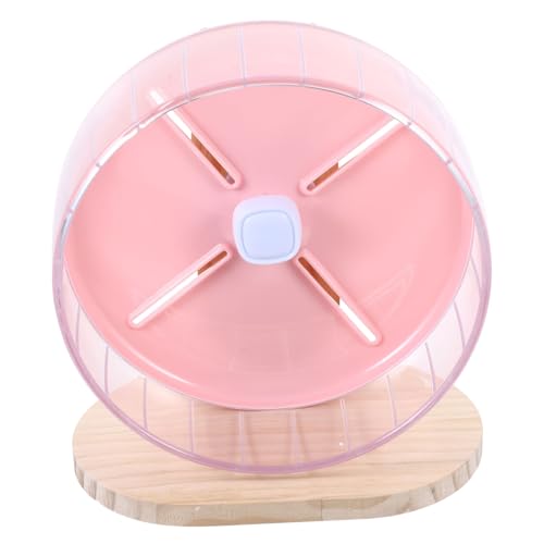 HIAKDOFT Leises Hamsterrad mit Stabilem Holzständer Kleines Chinchilla Laufrad Geräuscharmes Laufrad für Hamster und Kleine Kleintiere Interaktives Hamsterspielzeug zur Bewegung und HIAKDOFT Leises Hamsterrad mit Stabilem Holzständer Kleines Chinchilla Laufrad Geräuscharmes Laufrad für Hamster und Kleine Kleintiere Interaktives Hamsterspielzeug zur Bewegung und von HIAKDOFT