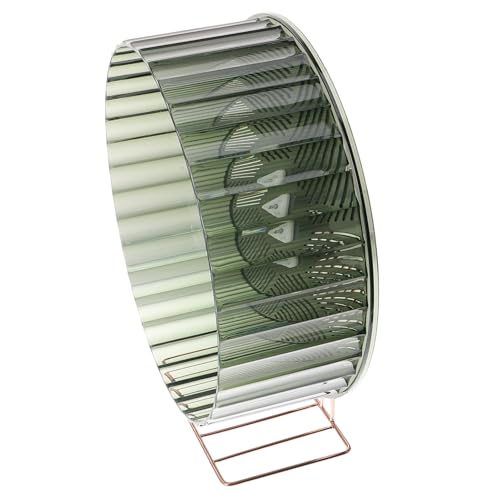 HIAKDOFT Leises Laufrad für Hamster und Igel mit Stabilem Goldrahmen Großes Grün Lackiertes Laufrad für Zwerghamster Rennmäuse und Chinchillas als Sportliches Kleintierzubehör HIAKDOFT Leises Laufrad für Hamster und Igel mit Stabilem Goldrahmen Großes Grün Lackiertes Laufrad für Zwerghamster Rennmäuse und Chinchillas als Sportliches Kleintierzubehör von HIAKDOFT