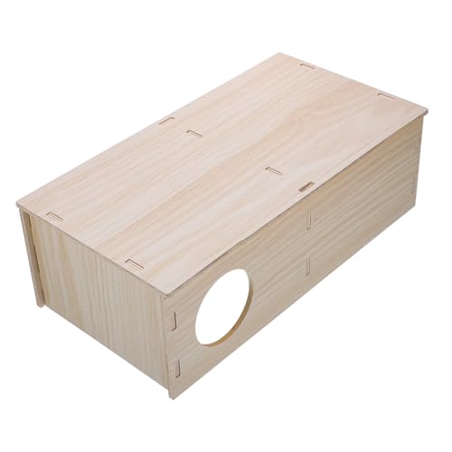 HIAKDOFT Mehrkammer Holzhaus Meerschweinchen Versteck aus Naturholz Robustes Hamster Versteck Sicherer Rückzugsort und Schlafplatz Praktisches Nagerhaus für Kleine Kleintiere HIAKDOFT Mehrkammer Holzhaus Meerschweinchen Versteck aus Naturholz Robustes Hamster Versteck Sicherer Rückzugsort und Schlafplatz Praktisches Nagerhaus für Kleine Kleintiere von HIAKDOFT