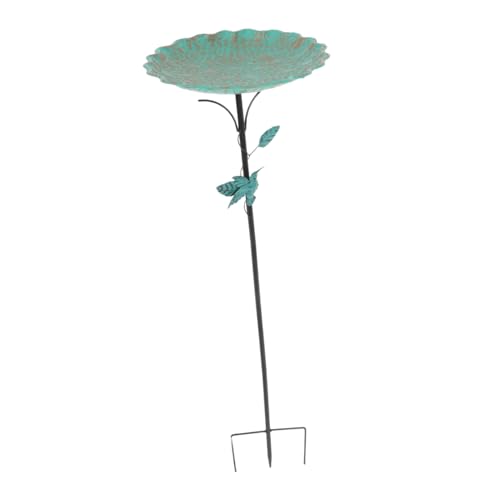 HIAKDOFT Metall Lotus Blatt Vogelbadewanne Bad für Sittiche Vogeltränken für den Garten Vogelfutternapf für den Garten Futterspender für Vögel Gartendekor Cockatiel Bad Eisen Himmelblau HIAKDOFT Metall Lotus Blatt Vogelbadewanne Bad für Sittiche Vogeltränken für den Garten Vogelfutternapf für den Garten Futterspender für Vögel Gartendekor Cockatiel Bad Eisen Himmelblau von HIAKDOFT