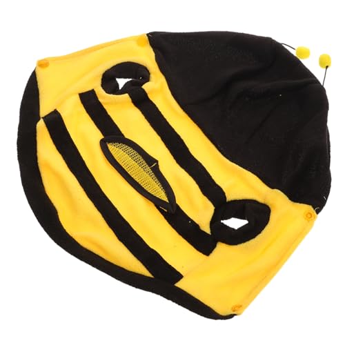 HIAKDOFT Niedliches Haustierkostüm Bienen Design Einteiliger Hundepullover Xs für Kleine Hunde und Katzen bis Bequem Modisch für und Besondere Anlässe von HIAKDOFT