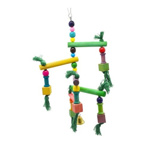 HIAKDOFT Papageien kletterspielzeug aus Holz mit Drehbarem Rad und Schaukel Kreative Vogel Leiter für Wellensittiche Nymphensittiche und Kleine Papageien Interaktives Zufällige Farbe HIAKDOFT Papageien kletterspielzeug aus Holz mit Drehbarem Rad und Schaukel Kreative Vogel Leiter für Wellensittiche Nymphensittiche und Kleine Papageien Interaktives Zufällige Farbe von HIAKDOFT