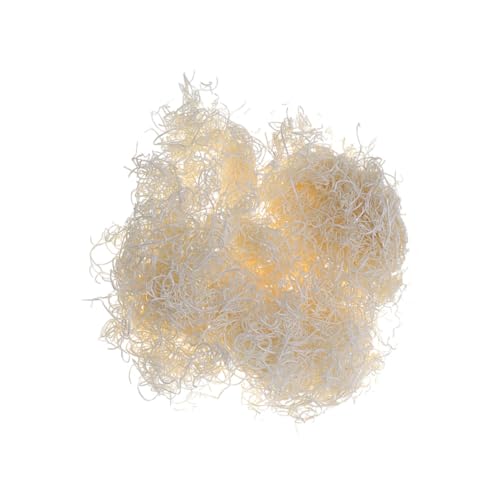 HIAKDOFT Pet Wood Wool Nest Pad Weiches Fluffiges Einstreu für Vogelkäfige und Reptilien Natürliche Saugfähige Unterlage für Kleintiere Wie Vögel Schlangen Eidechsen Sicher und Vielseitig von HIAKDOFT