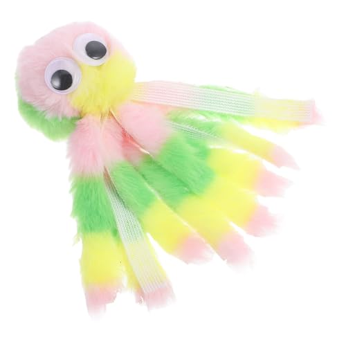 HIAKDOFT Plüschspielzeug Kleine Bunte Oktopusform Interaktives Kätzchenspielzeug zum Kauen und Kauspielzeug für Katzenbabys Regenbogenfarbener Katzenspielzeug für Gesunde Zähne HIAKDOFT Plüschspielzeug Kleine Bunte Oktopusform Interaktives Kätzchenspielzeug zum Kauen und Kauspielzeug für Katzenbabys Regenbogenfarbener Katzenspielzeug für Gesunde Zähne von HIAKDOFT