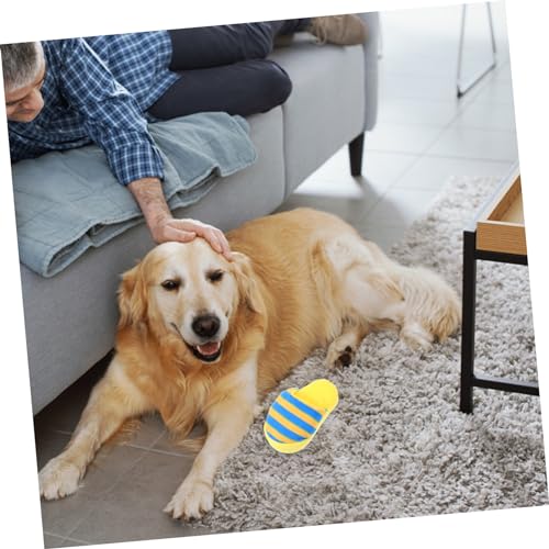 HIAKDOFT Quietschendes Hundespielzeug Pantoffel Design Interaktives Beißspielzeug zur Zahnreinigung Robustes Molaren Kauspielzeug Lustiges für Kleine und Mittlere Hunde Pflegeleicht und HIAKDOFT Quietschendes Hundespielzeug Pantoffel Design Interaktives Beißspielzeug zur Zahnreinigung Robustes Molaren Kauspielzeug Lustiges für Kleine und Mittlere Hunde Pflegeleicht und von HIAKDOFT