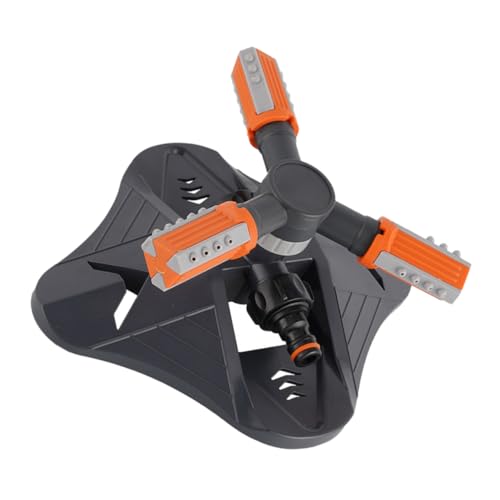 HIAKDOFT Rasensprinkler, 360 Grad, Automatisch, 3-armig, Rotierende Sprinkler, Bewässerung, Gras, Wassersprinklersystem, Großflächige Abdeckung, Rotierende Sprinkler Für Den Hofgarten HIAKDOFT Rasensprinkler, 360 Grad, Automatisch, 3-armig, Rotierende Sprinkler, Bewässerung, Gras, Wassersprinklersystem, Großflächige Abdeckung, Rotierende Sprinkler Für Den Hofgarten von HIAKDOFT