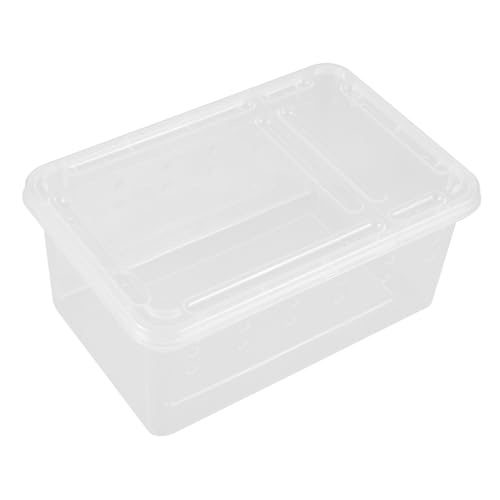 HIAKDOFT Reptilien Zuchtbox aus Acryl Leicht und Kompakt Sichere Fütterungsbox für Kleine Tiere Wie Schlangen Spinnen Geckos Schildkröten Frösche für Terrarienhaltung und Aufzucht HIAKDOFT Reptilien Zuchtbox aus Acryl Leicht und Kompakt Sichere Fütterungsbox für Kleine Tiere Wie Schlangen Spinnen Geckos Schildkröten Frösche für Terrarienhaltung und Aufzucht von HIAKDOFT